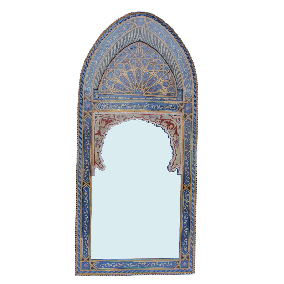 Espejo oriental Sharif azul