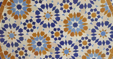 Mesas de mosaico redondas