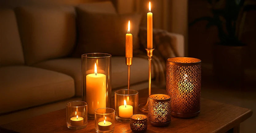 luces de velas