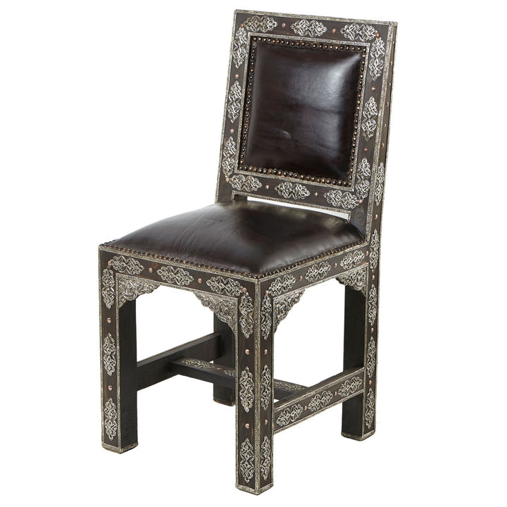 Silla oriental de madera Aidan