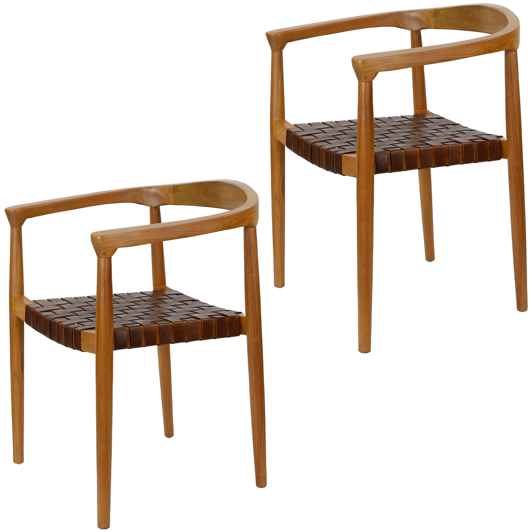 Silla de cuero para comedor