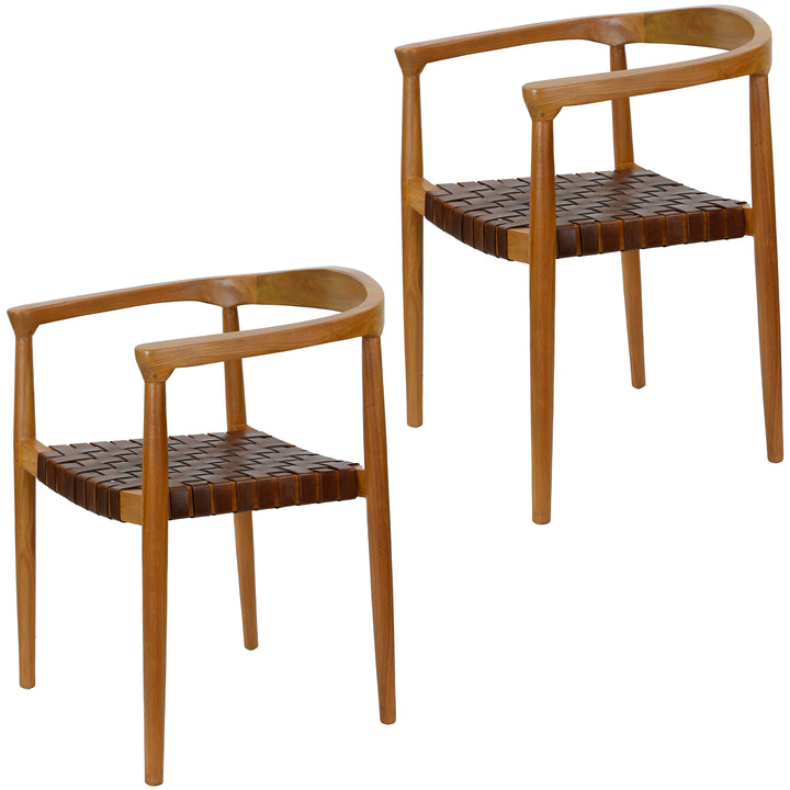 Silla de cuero para comedor
