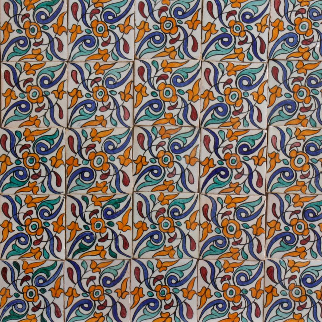 Azulejo pintado a mano Safaa