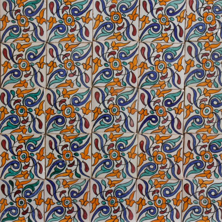 Azulejo pintado a mano Safaa