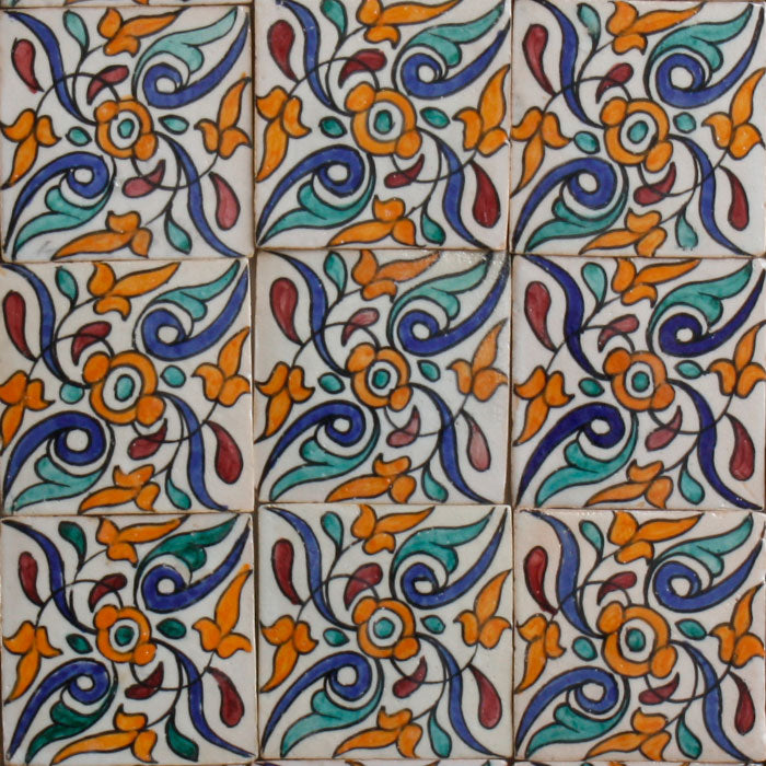 Azulejo pintado a mano Safaa