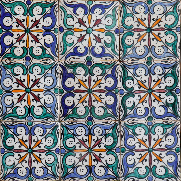 Azulejo pintado a mano Ihsan