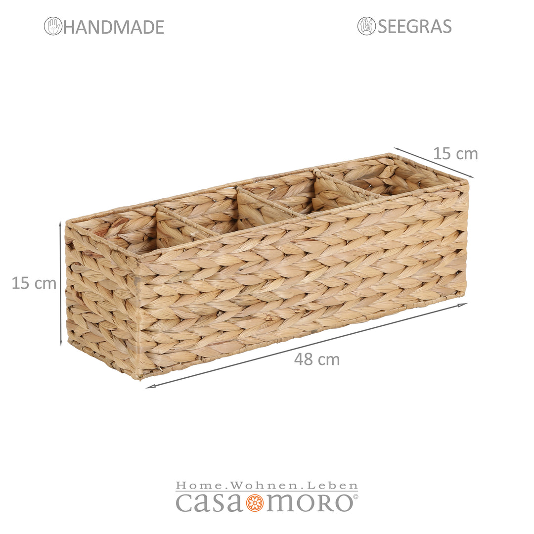 Cesta de almacenamiento rectangular Zita