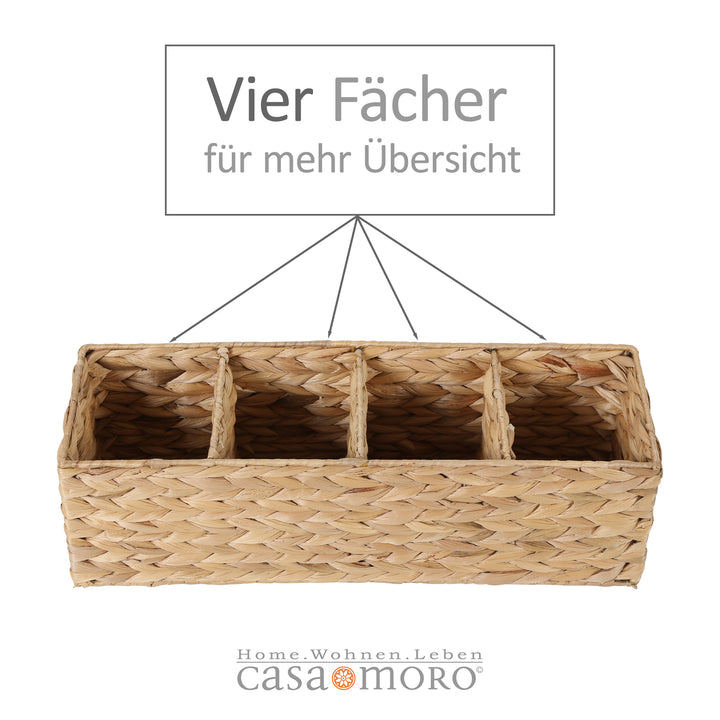 Cesta de almacenamiento rectangular Zita