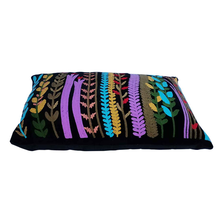 Cojín de terciopelo boho Santa