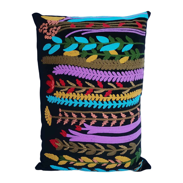 Cojín de terciopelo boho Santa