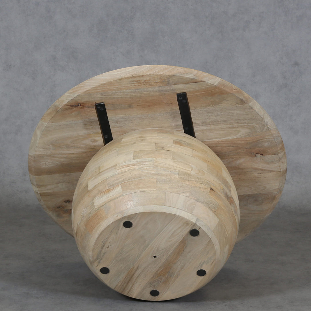 Mesa de centro de madera maciza Hajar