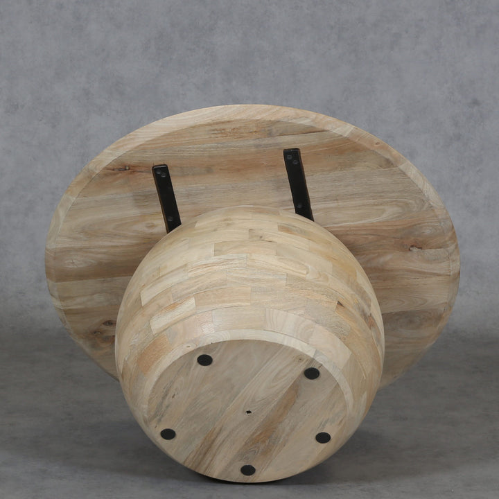 Mesa de centro de madera maciza Hajar