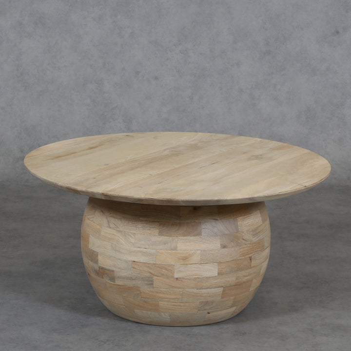 Mesa de centro de madera maciza Hajar