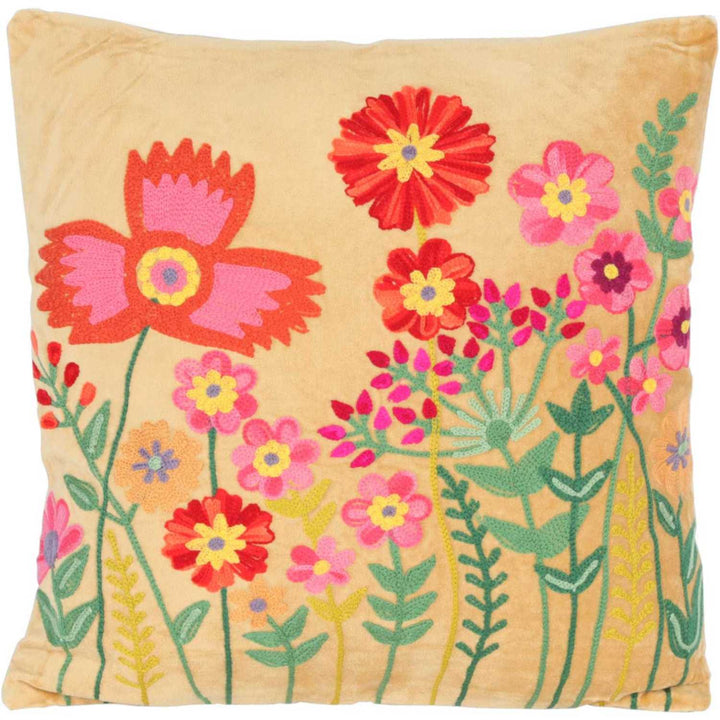Cojín decorativo Livia con motivos florales