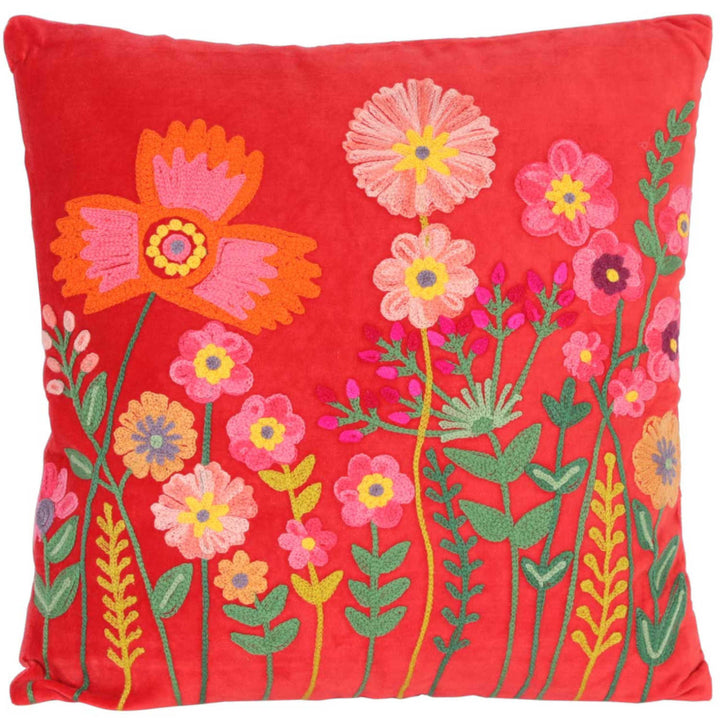 Cojín decorativo Livia con motivos florales