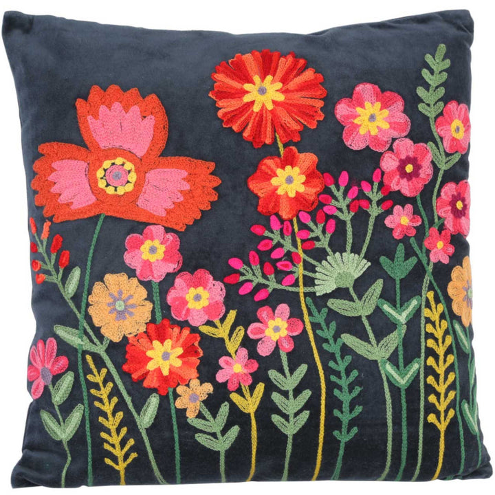 Cojín decorativo Livia con motivos florales