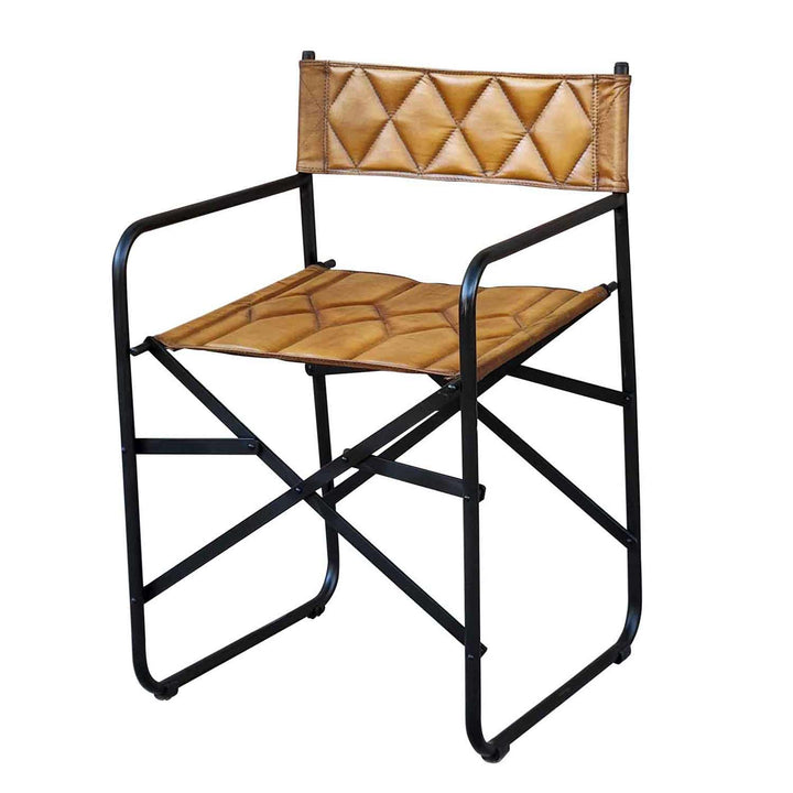 Silla de director de cuero Riccardo