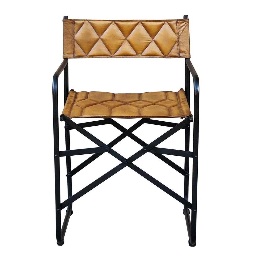 Silla de director de cuero Riccardo