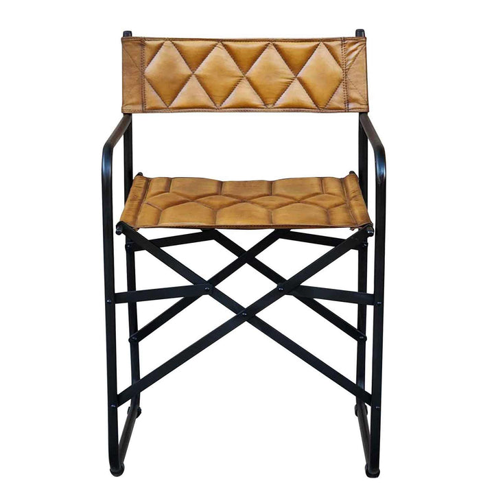 Silla de director de cuero Riccardo