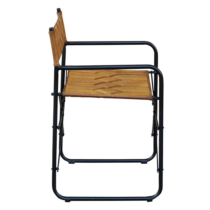 Silla de director de cuero Riccardo