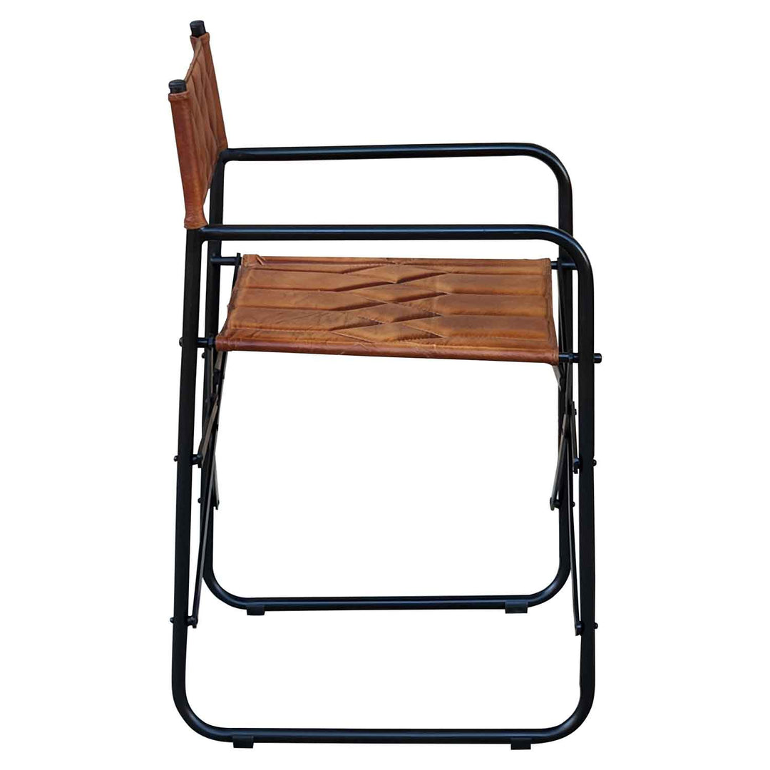 Silla de director de cuero Riccardo
