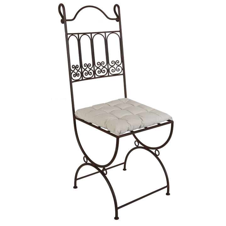 Silla de hierro forjado Pedro