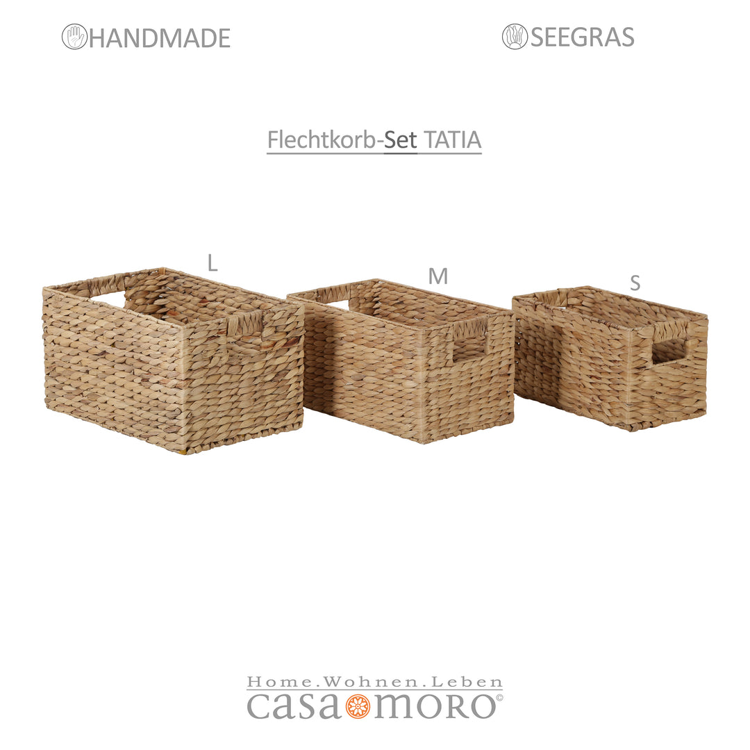 Caja de almacenamiento, juego de 3 unidades Tatia