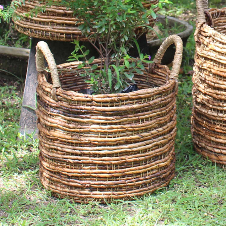 Cesta trenzada Vina