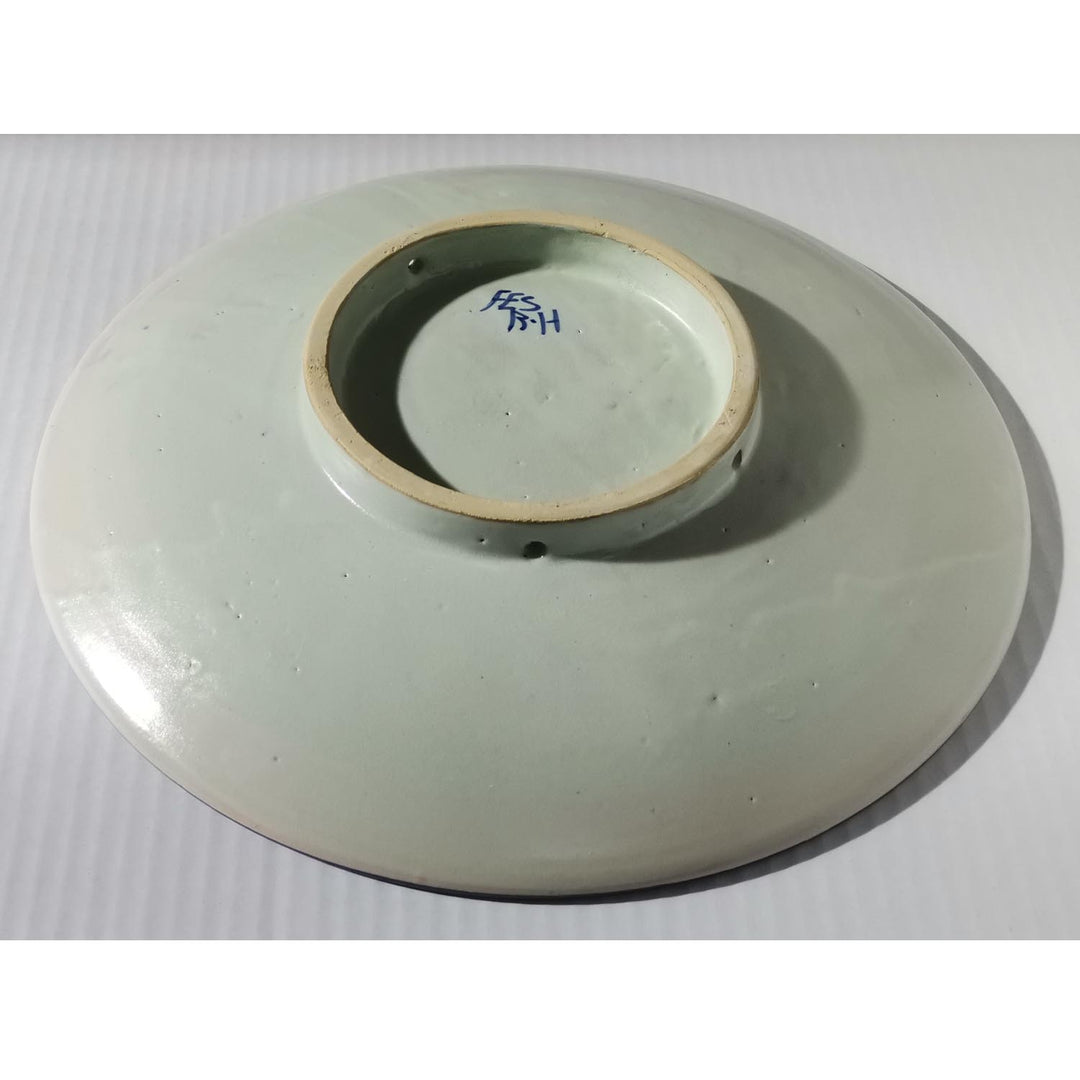 Cuenco de cerámica pintado a mano F043 de Marruecos