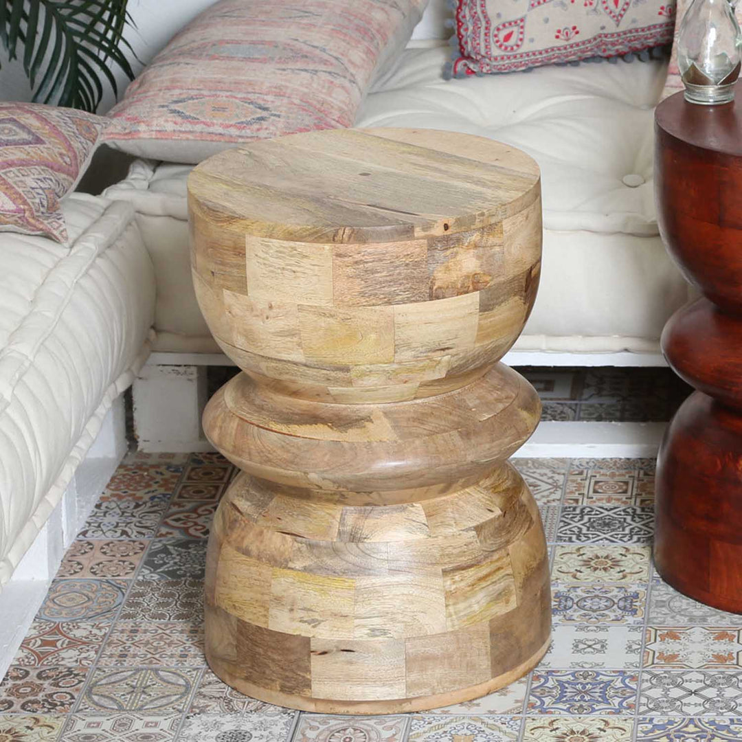 Taburete oriental Milano Natur