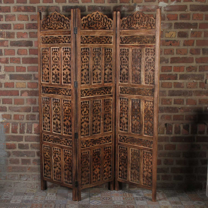 Biombo de madera Firdaus