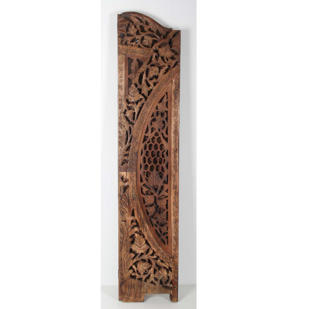 Biombo indio de madera Rana