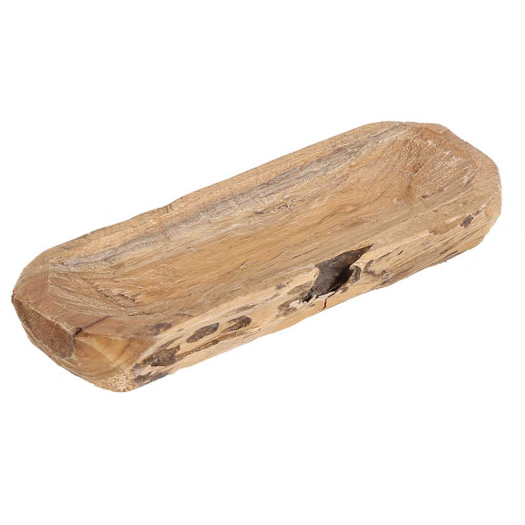 Cuenco de madera de teca Flavio