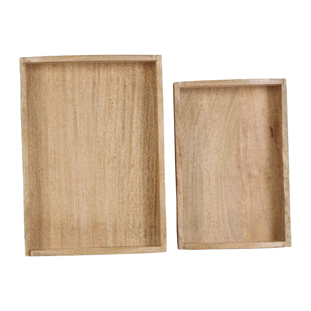 Bandeja de madera HTB2, juego de 2 unidades