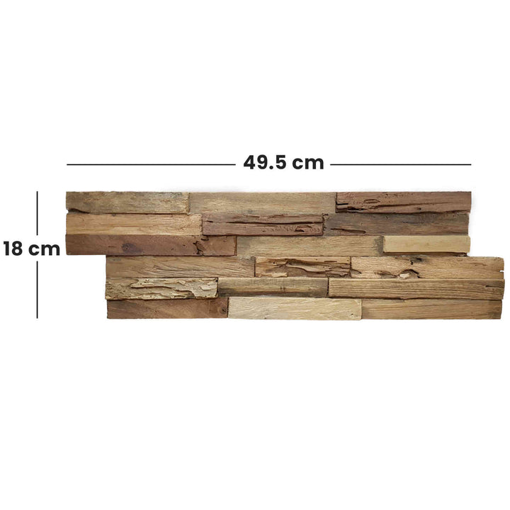 Revestimiento de madera para paredes Natural Coral