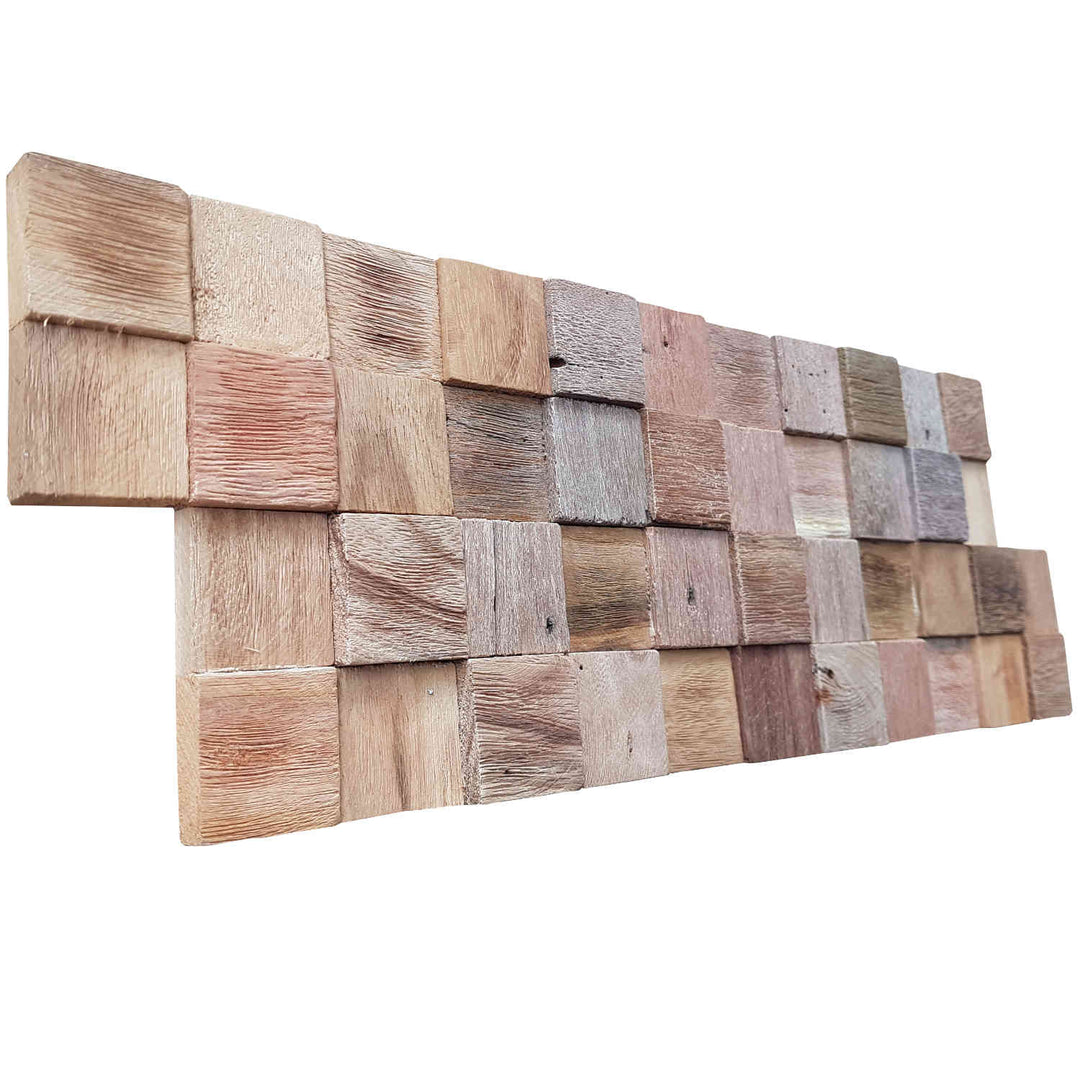 Revestimiento de madera para paredes Natural Cube
