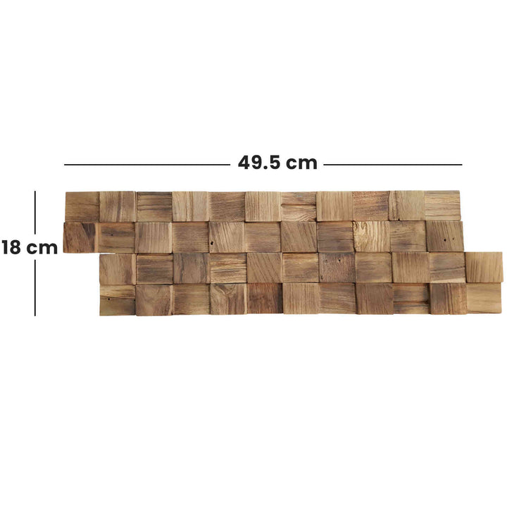 Revestimiento de madera para paredes Natural Cube