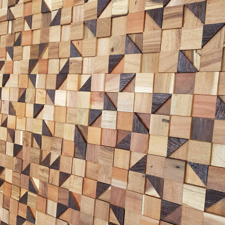 Revestimiento de madera para paredes Pyramid Cube
