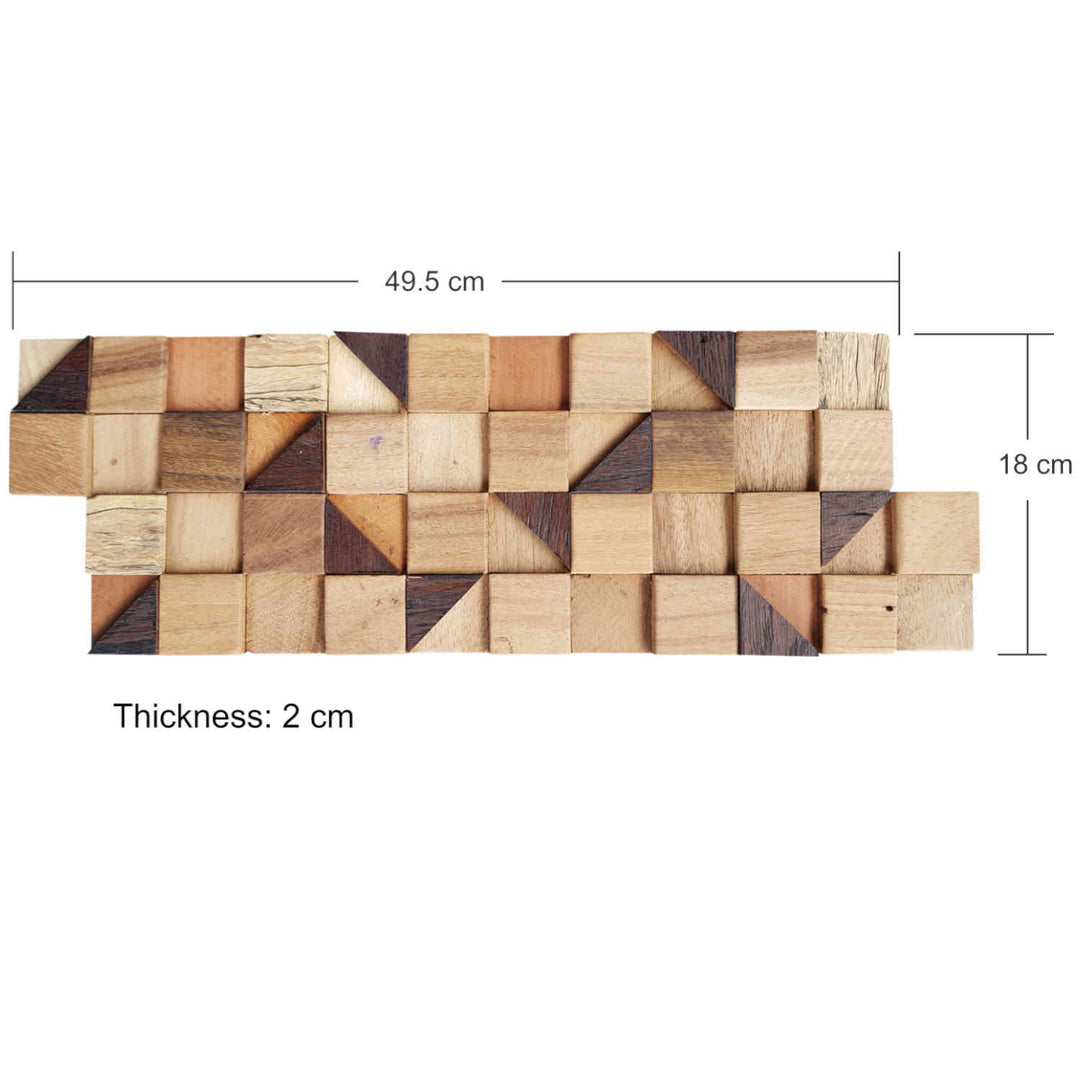 Revestimiento de madera para paredes Pyramid Cube