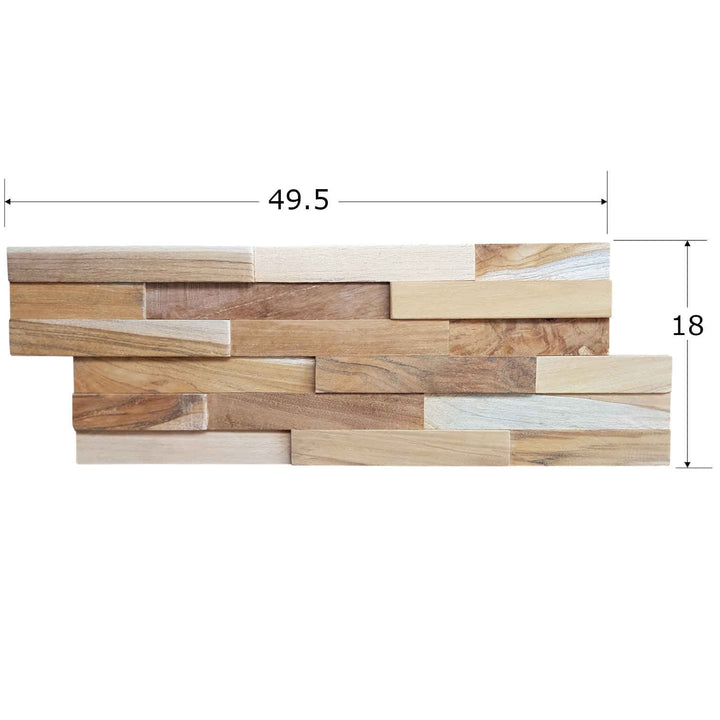 Revestimiento de madera para paredes Smooth Wave