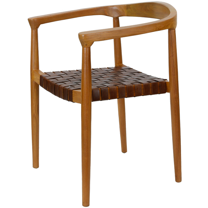 Silla de cuero para comedor