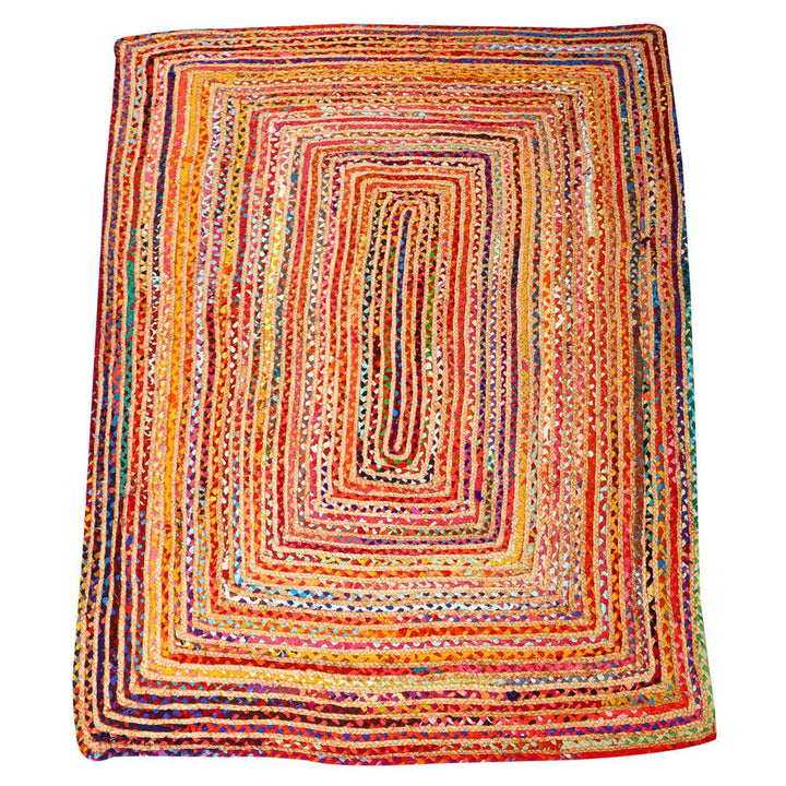 Alfombra de yute Esha multicolor