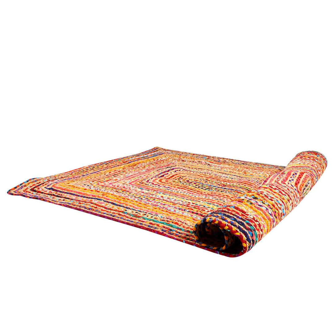 Alfombra de yute Esha multicolor
