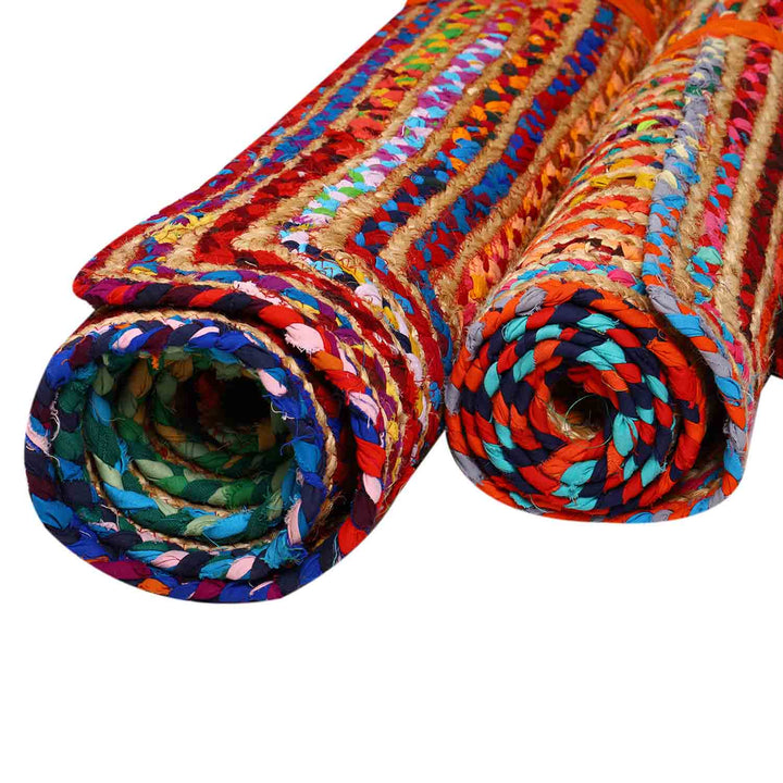 Alfombra de yute Esha multicolor