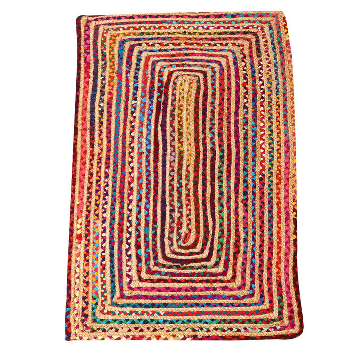 Alfombra de yute Esha multicolor