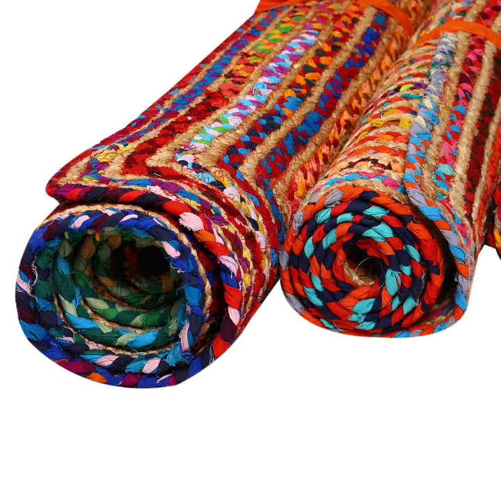Alfombra de yute Esha multicolor