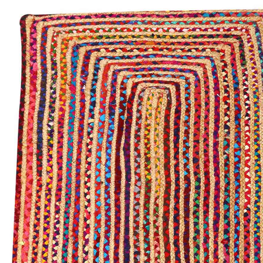 Alfombra de yute Esha multicolor