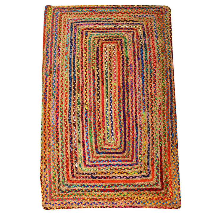 Alfombra de yute Esha multicolor