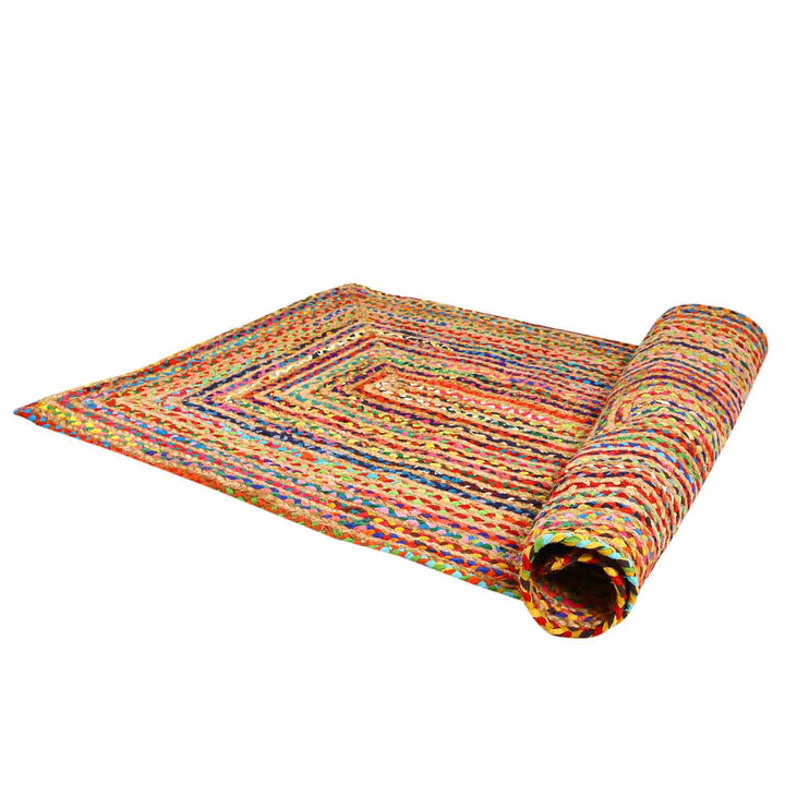 Alfombra de yute Esha multicolor