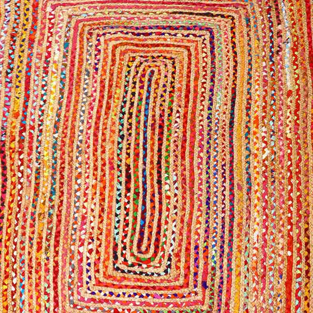 Alfombra de yute Esha multicolor
